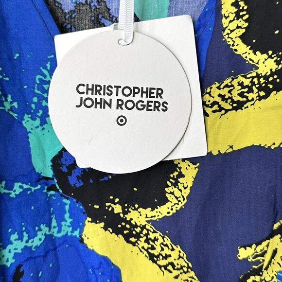 NWT Christopher John Rogers for Target 8  Floral Puff Sleeve babydoll Dress - Picture 4 of 12